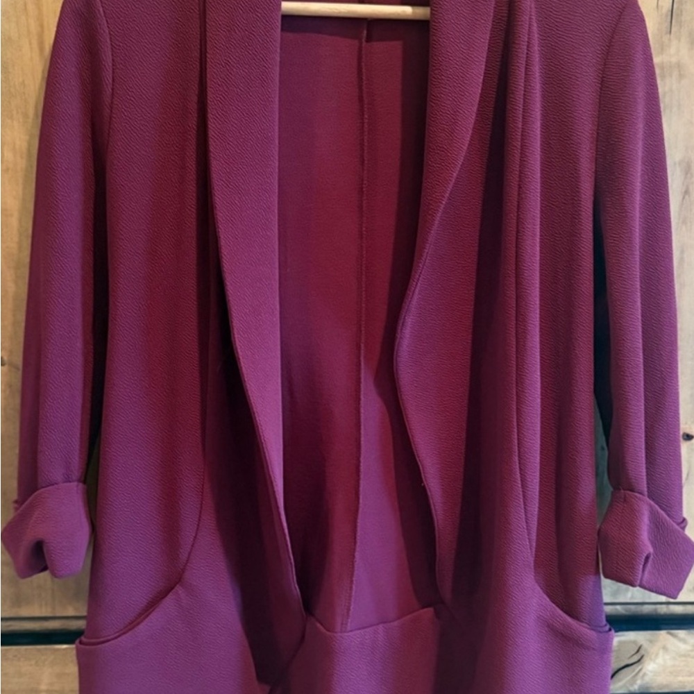Elegant Purple Women's Blazer